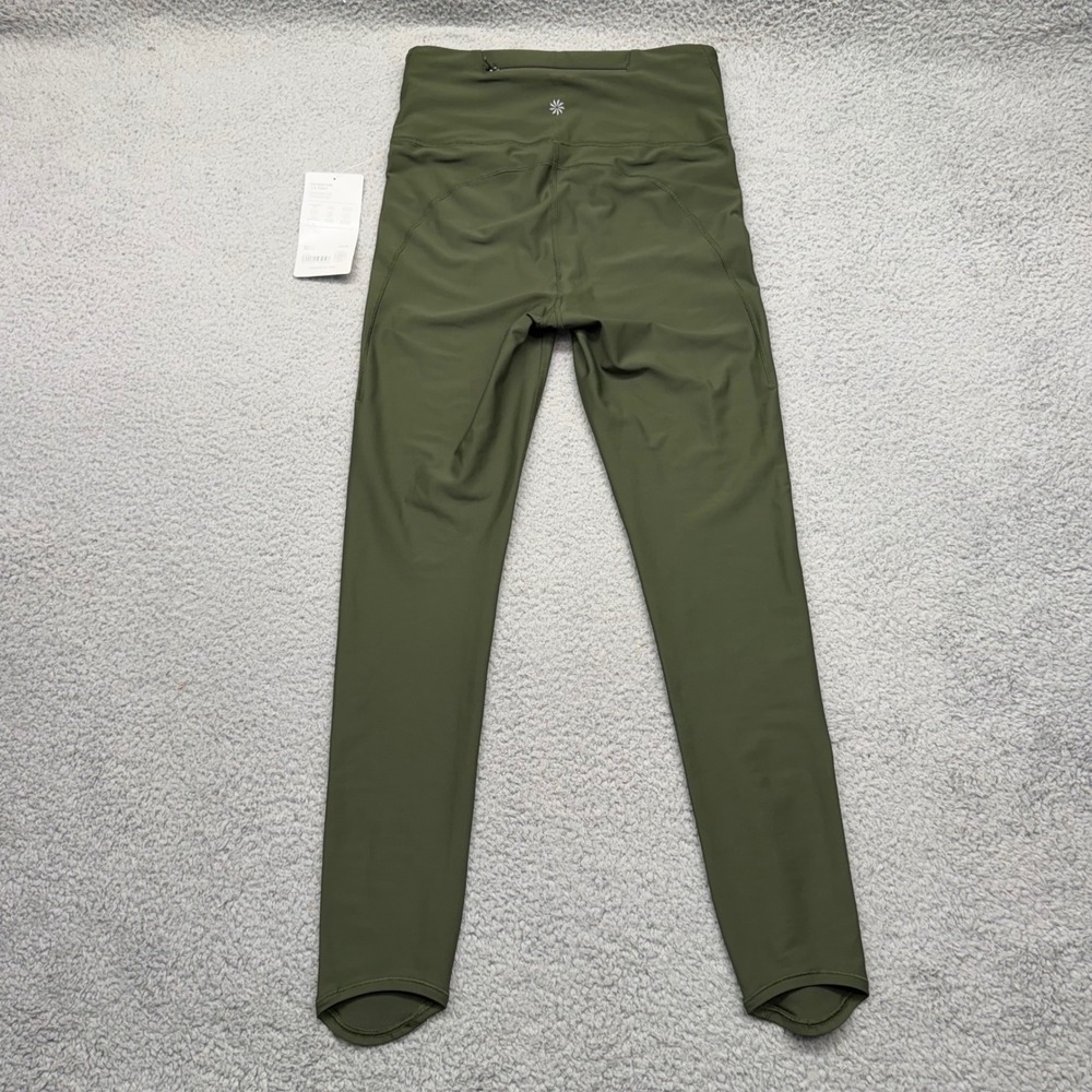 NWT Athleta 825547-05 Womens Size Small Tall Green Legging Pacesetter 7/8 Tight